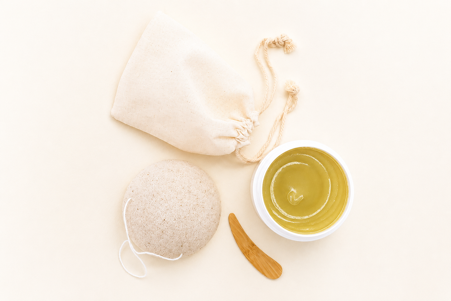 Pack facial (konjac+ espátula)